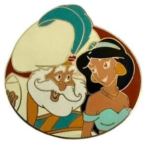 WDW Fathers and Daughters The Sultan and Princess Jasmine Surprise LE 1000 Pin